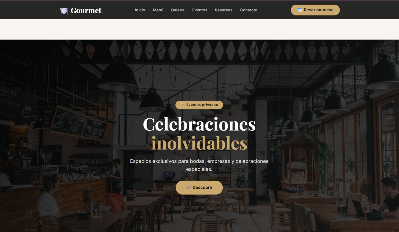 Demo Web Restaurante