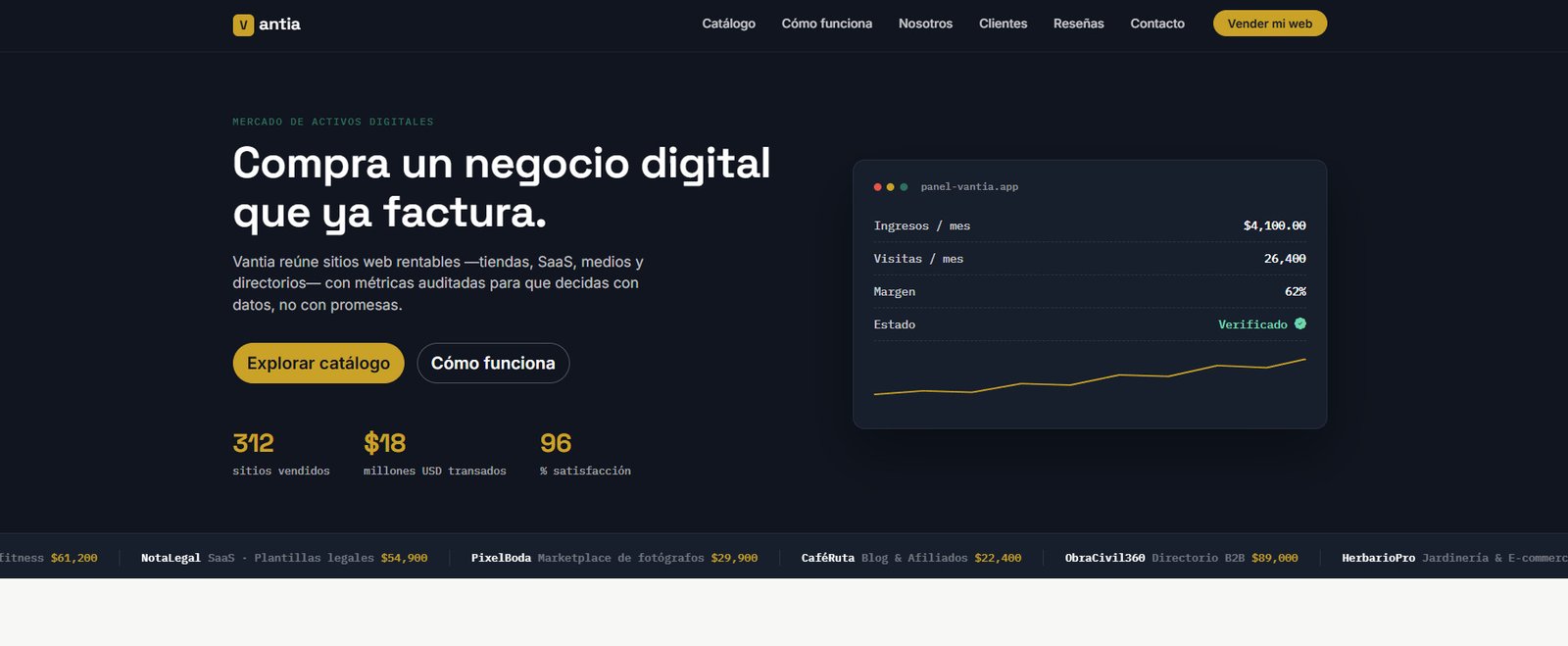 Demo Web Marketplace Vantia